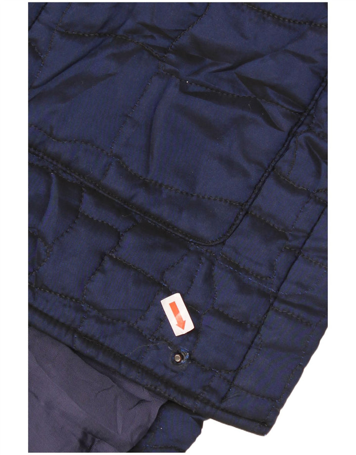 Mariella Burani Chaqueta acolchada para mujer Reino Unido 12 Azul marino mediano