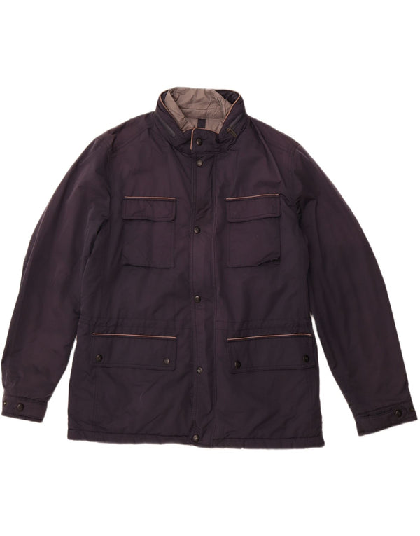 MASSIMO DUTTI Chaqueta utilitaria para hombre ES 44 2XL Azul marino Poliéster