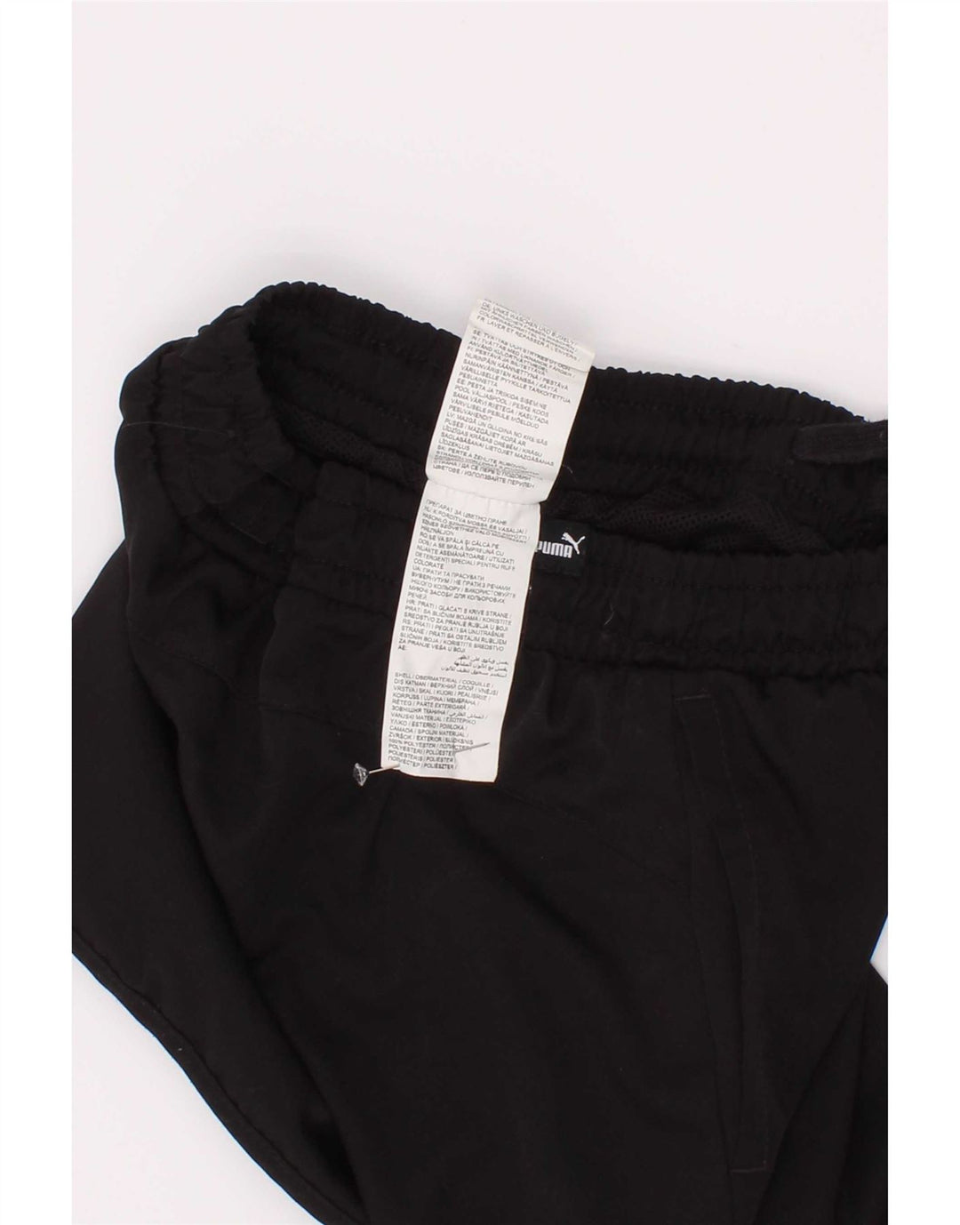 Puma Pantalones cortos deportivos para niño 7-8 años Negro Poliéster