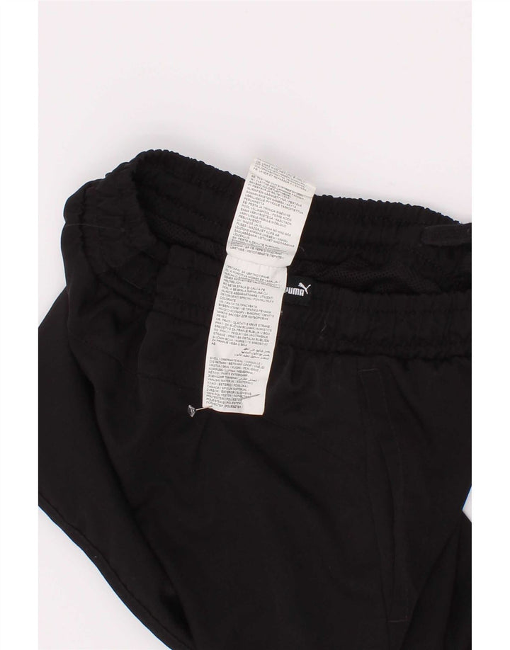 Puma Pantalones cortos deportivos para niño 7-8 años Negro Poliéster