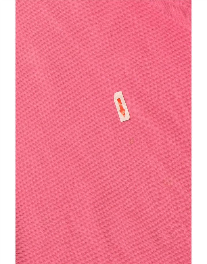 Polo Kappa Hombre Grande Rosa Algodón