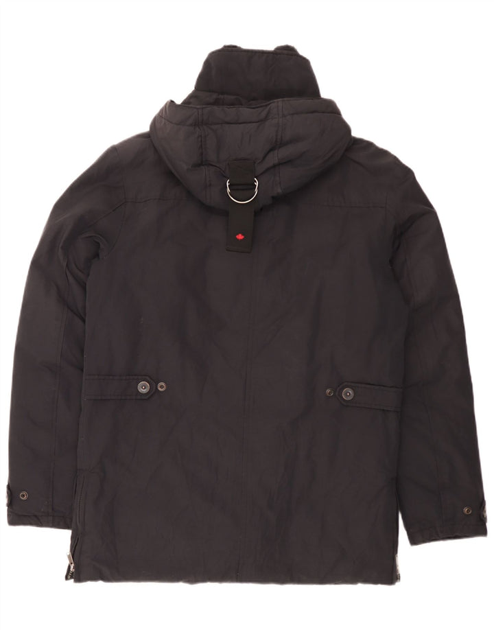 Canadiens Chaqueta acolchada con capucha para hombre IT 48 Mediana Algodón negro