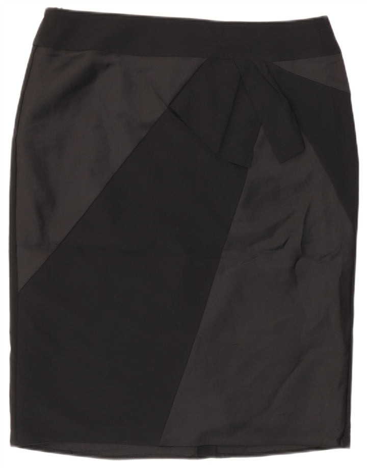 Marks & Spencer Falda lápiz para mujer Reino Unido 44 Grande W32 Poliéster negro