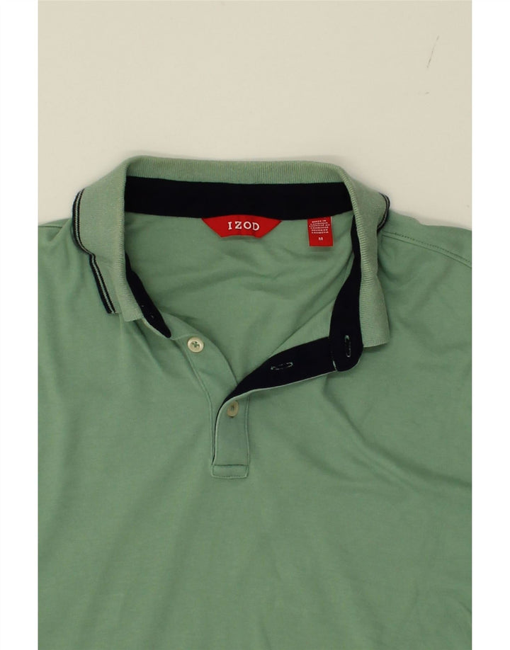 IZOD Mens Polo Shirt Medium Green Cotton Vintage Izod and Second-Hand Izod from Messina Hembry 