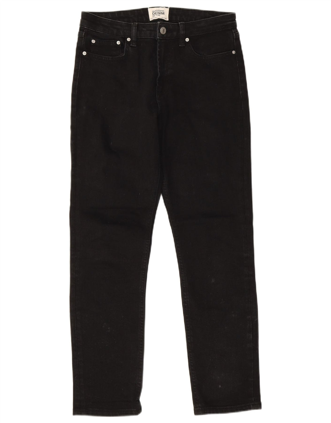 ZARA Mujer Trafaluc Slim Jeans W28 L27 Algodón Negro