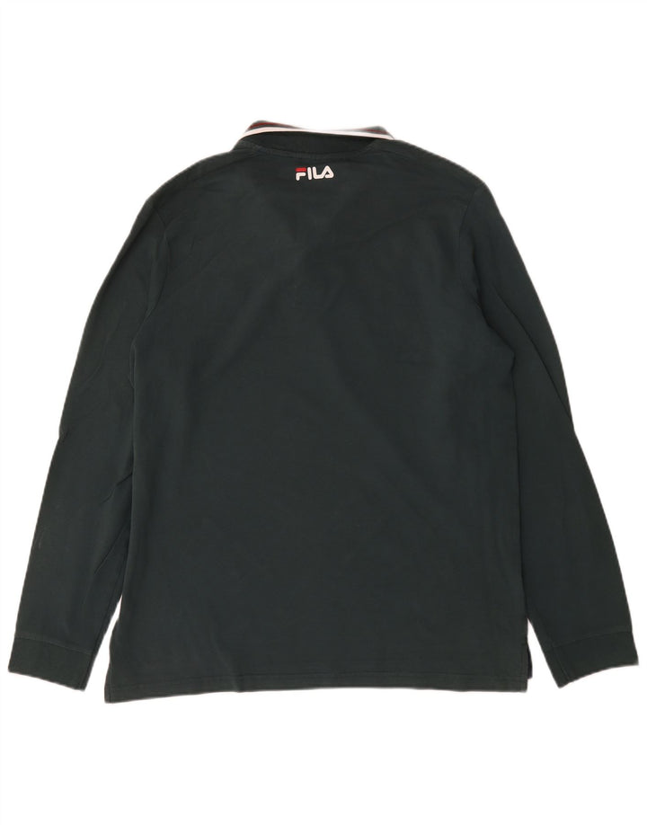 Fila Polo Manga Larga Hombre XL Negro