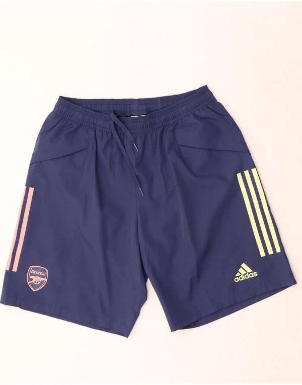Adidas Mens Arsenal Sport Shorts Grande Azul Marino Poliéster