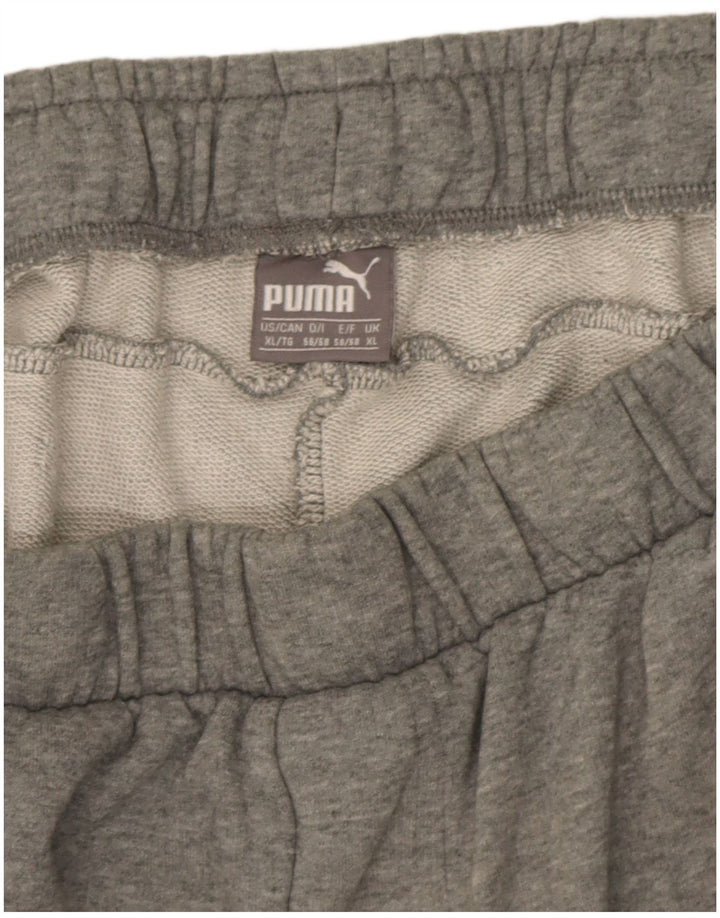 Puma Pantalones cortos deportivos para hombre XL de algodón moteado gris