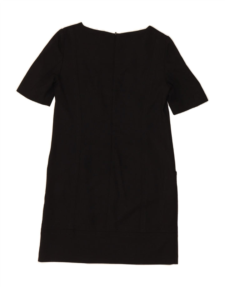 MASSIMO DUTTI Womens Sheath Dress EU 40 Medium Black Wool Vintage Massimo Dutti and Second-Hand Massimo Dutti from Messina Hembry 