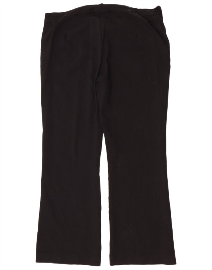 Zara Mujer Pantalones Casuales Bootcut 2XL W38 L32 Negro