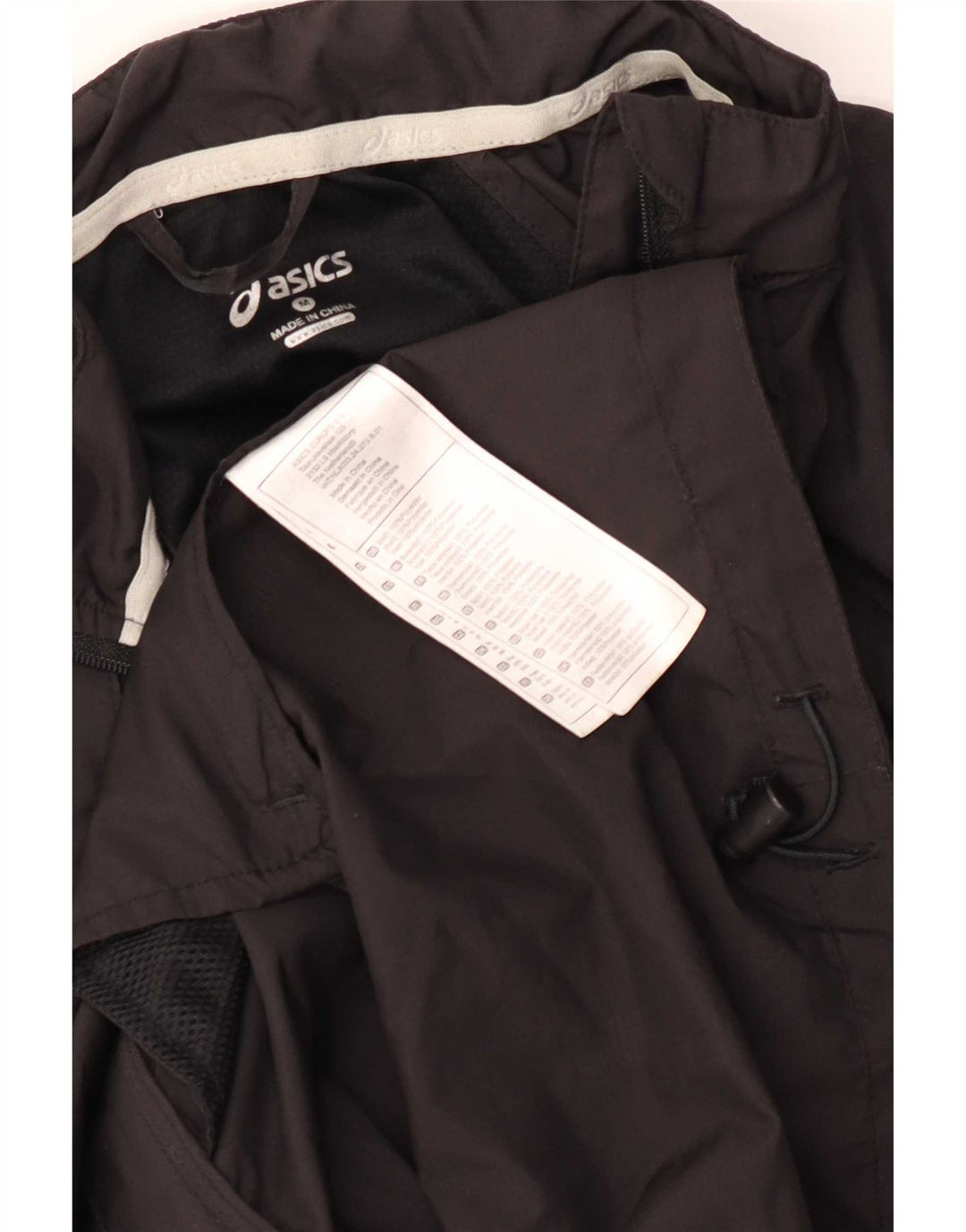 Asics - Chaqueta de chándal para mujer, talla 40, talla mediana, color negro, poliéster