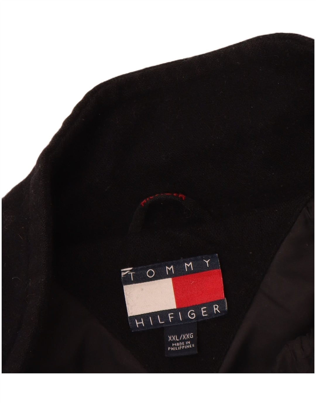Tommy Hilfiger Chaqueta utilitaria para hombre UK 44 2XL Lana color block negra