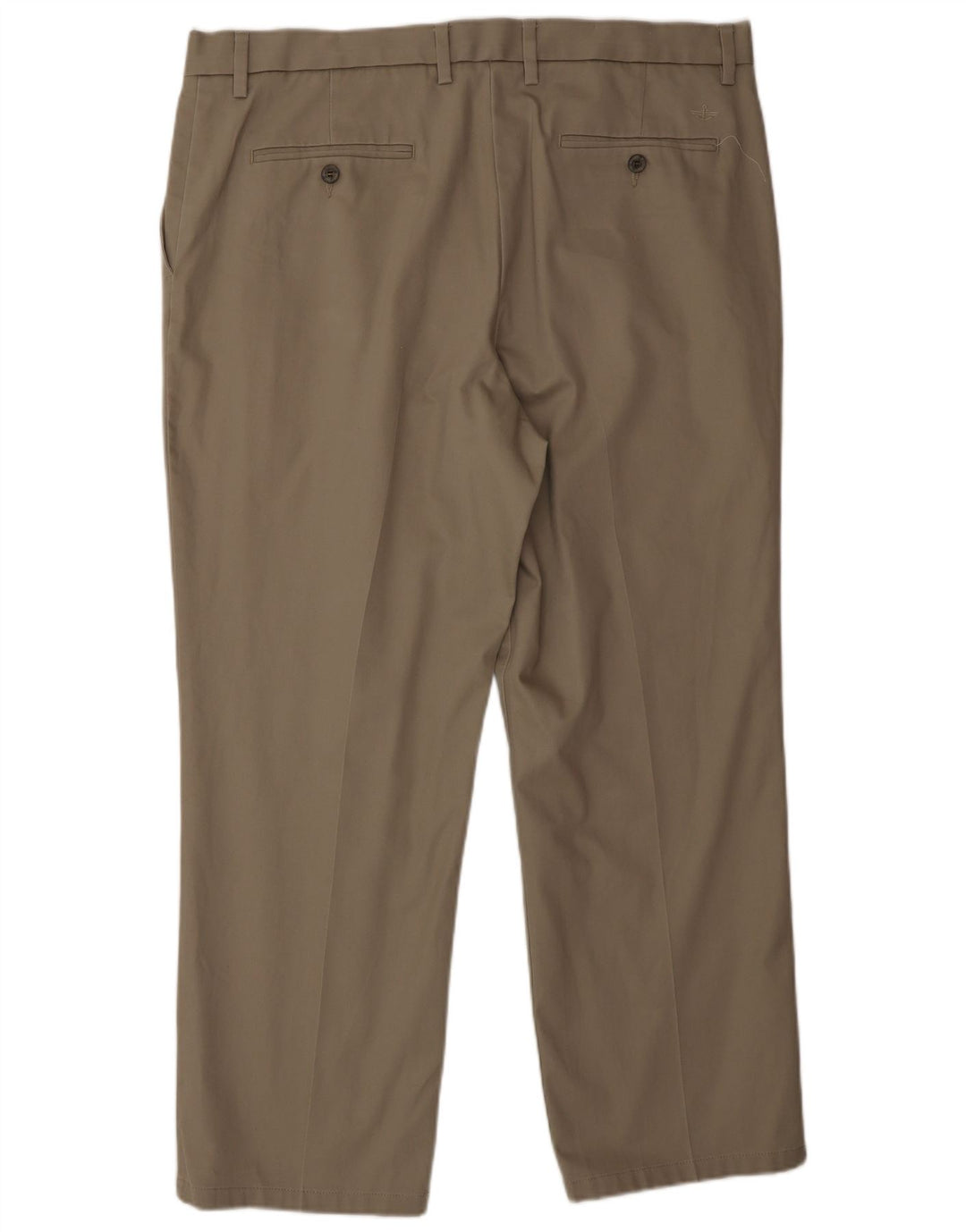 DOCKERS Pantalón chino de corte clásico para hombre W38 L29 Algodón beige clásico