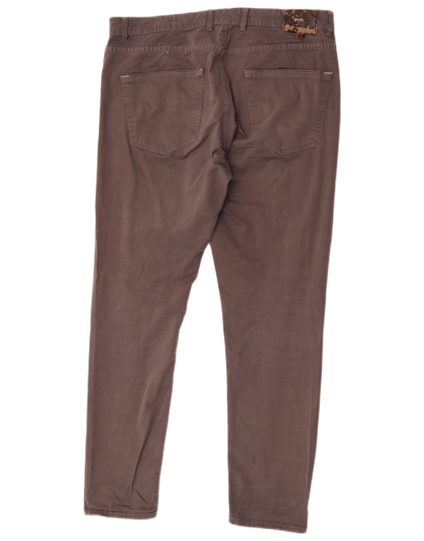 Zara Mens Slim Casual Pantalones EU 44 Large W34 L32 Gris