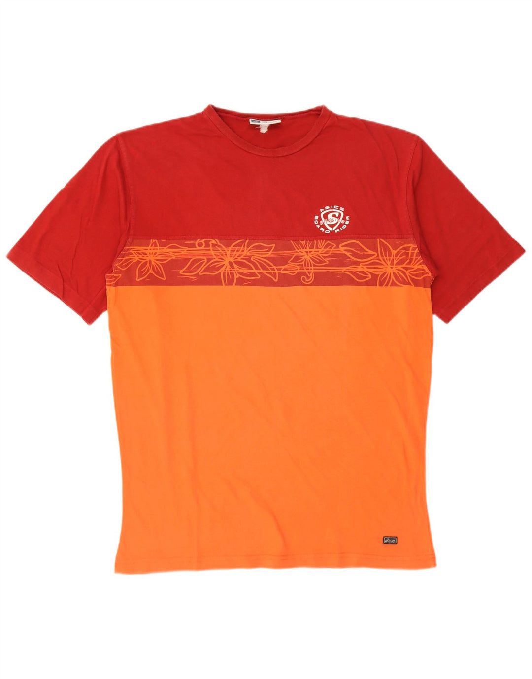 Asics - Camiseta gráfica para hombre, talla grande, color naranja