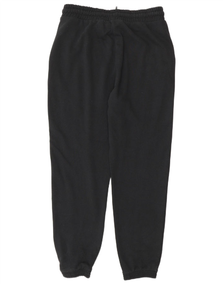 Kappa Hombre Pantalones De Chándal Joggers Large Negro Algodón
