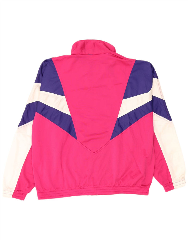 Chaqueta de chándal para mujer Ellesse UK 40 Medium Pink Colourblock Retro