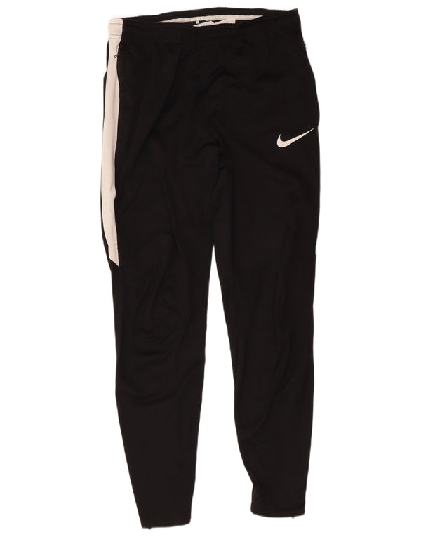NIKE Hombre Pantalones de chándal Medium Black Colourblock Poliéster