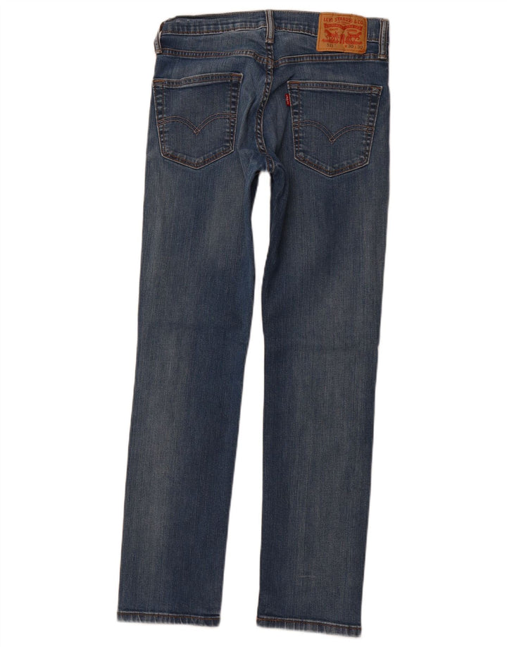 Levi's Hombre 511 Slim Jeans W30 L30 Algodón Azul