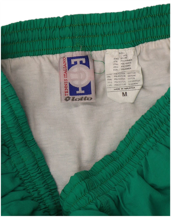 Pantalones Cortos Deportivos Lotto Hombre Medium Green Nylon Sports