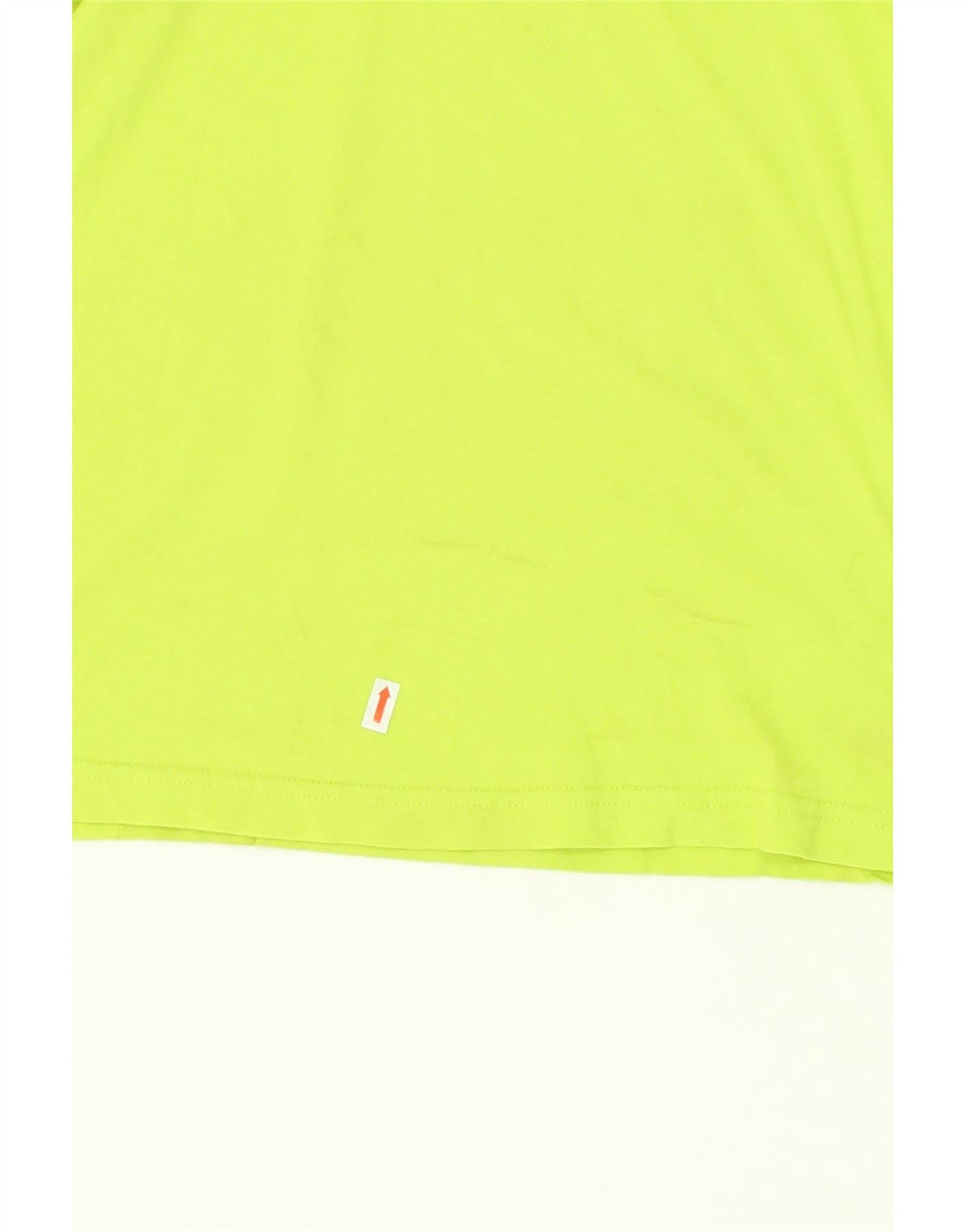 KAPPA Womens T-Shirt Top UK 14 Medium Yellow Cotton | Vintage Kappa | Thrift | Second-Hand Kappa | Used Clothing | Messina Hembry 