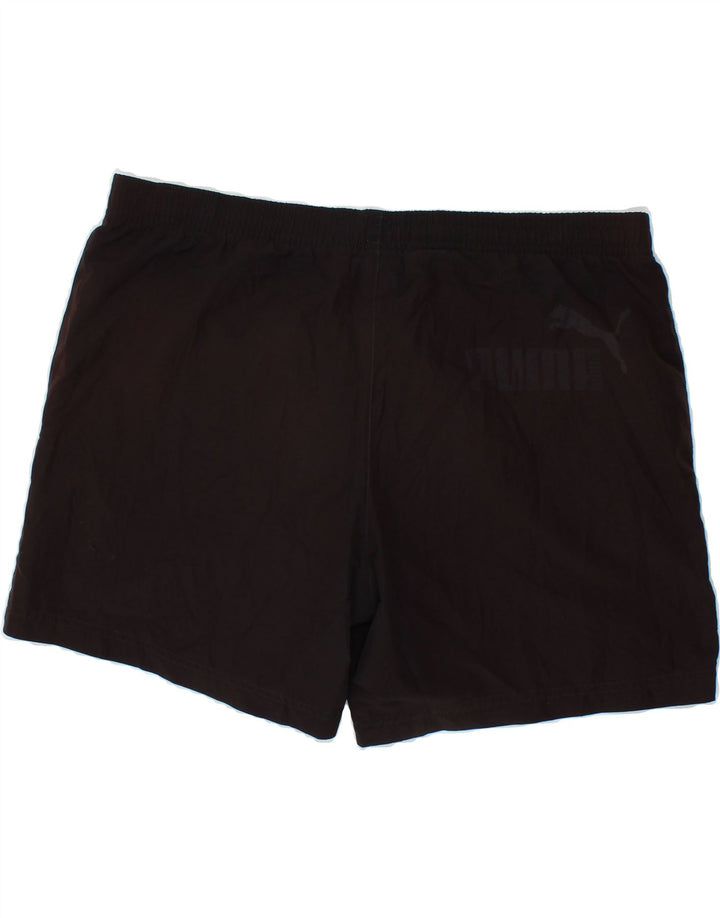 PUMA Mens Sport Shorts Large Black Polyester Vintage Puma and Second-Hand Puma from Messina Hembry 