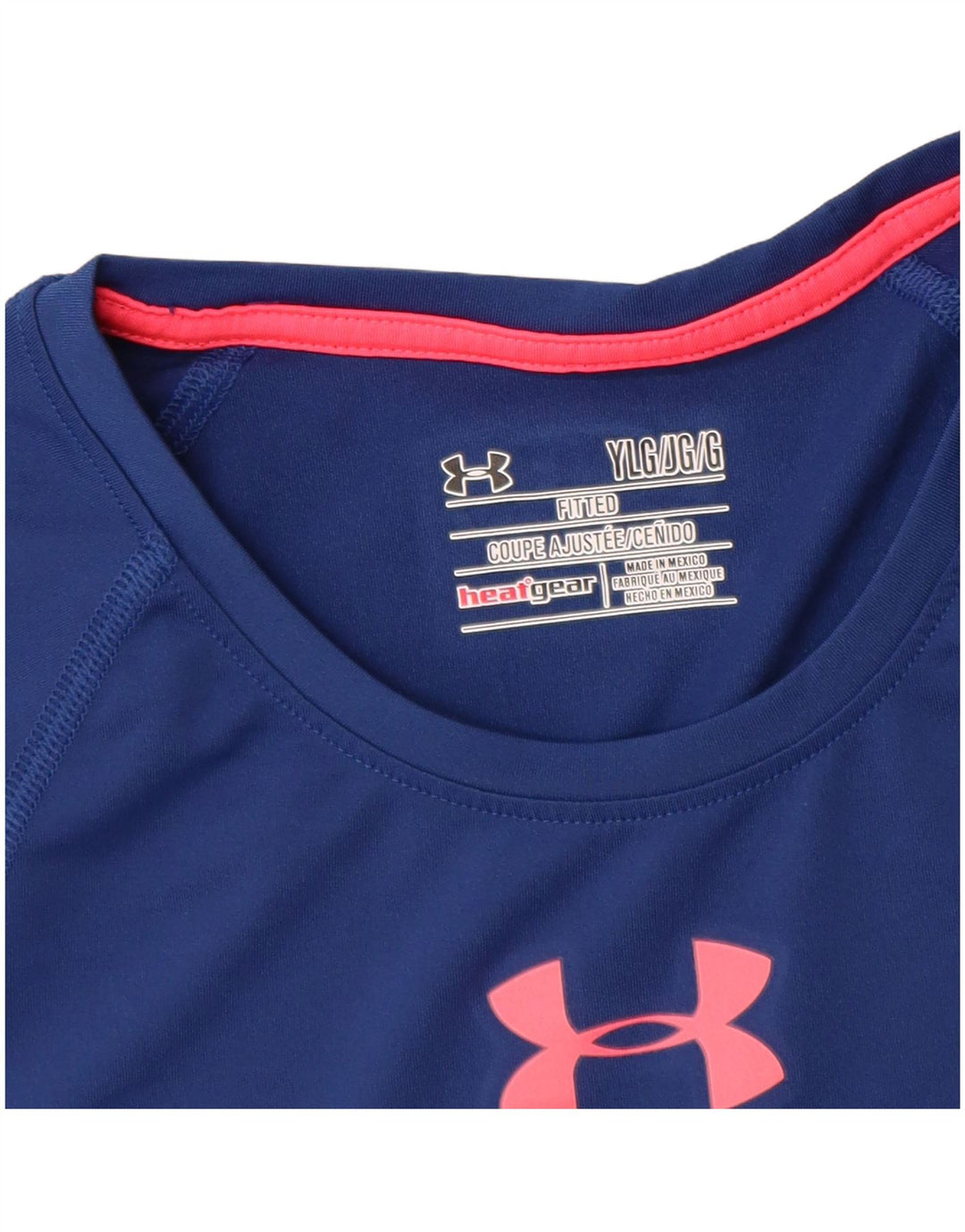 UNDER ARMOUR Camiseta ajustada para niña 11-12 años Grande Azul