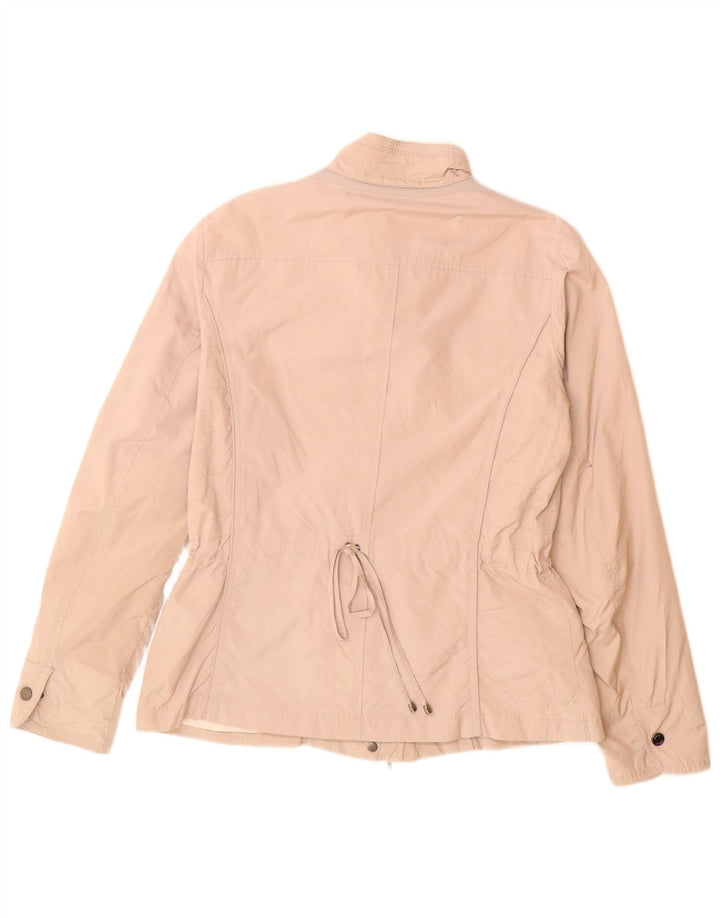 Geox Respira Chaqueta utilitaria para mujer UK 10 Small Beige Poliéster