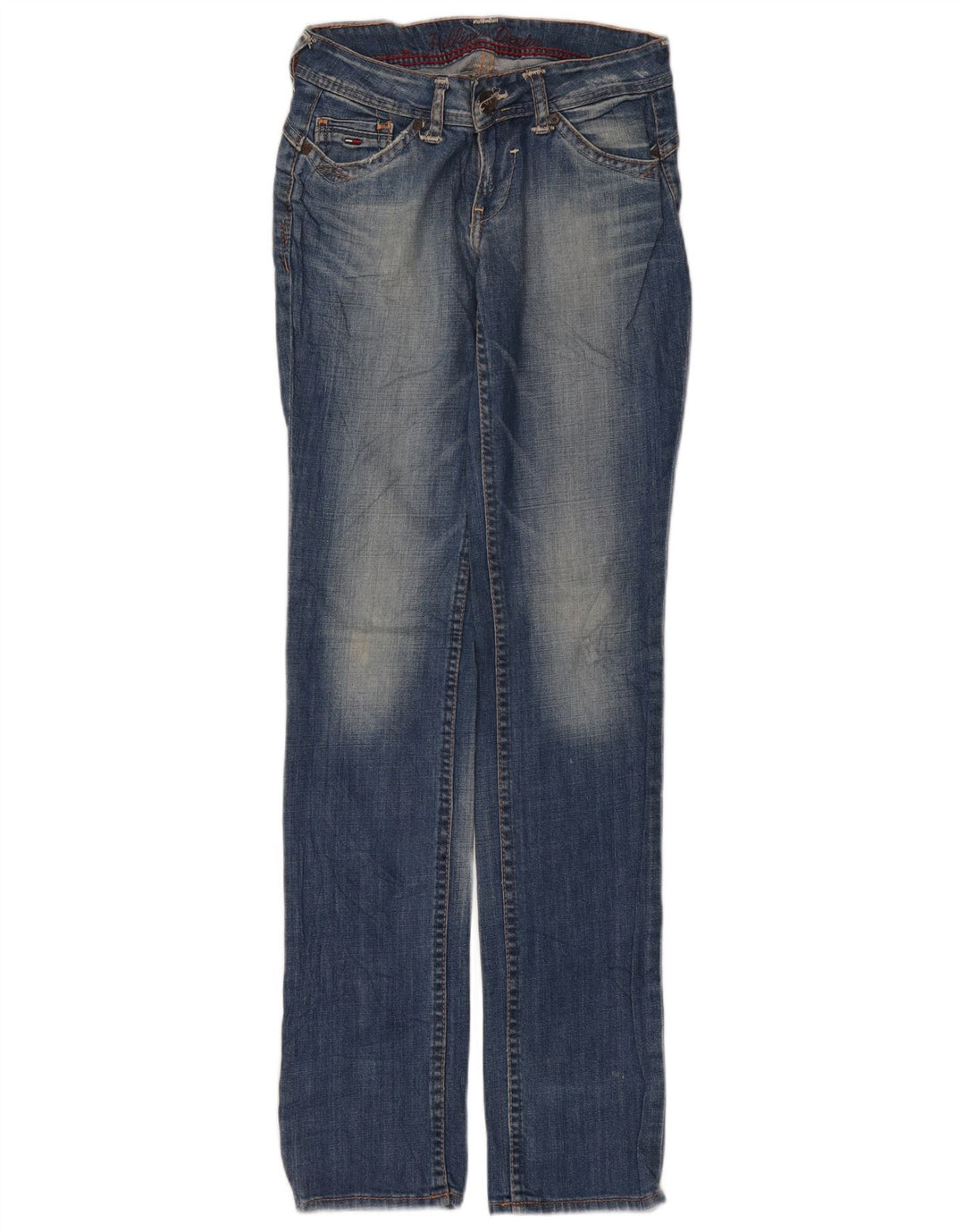 Vaqueros Rectos Tommy Hilfiger Mujer W26 L34 Algodón Azul