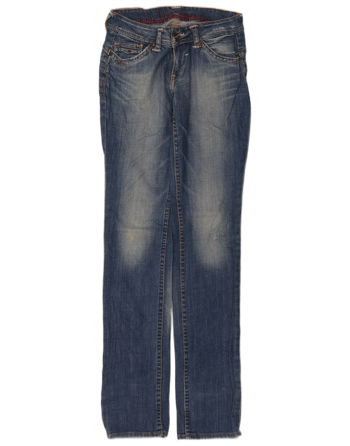 Vaqueros Rectos Tommy Hilfiger Mujer W26 L34 Algodón Azul