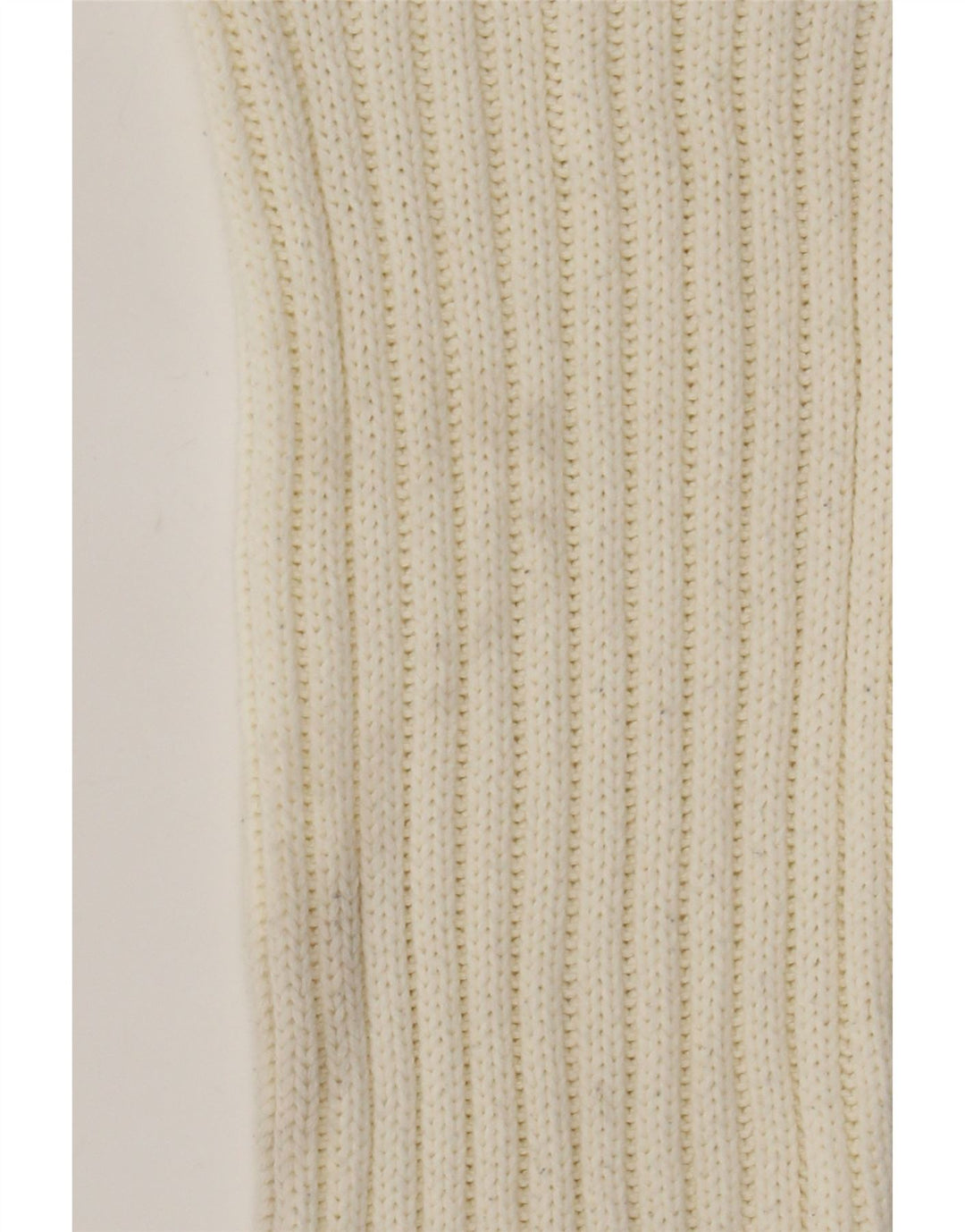 Zara Mujer Crop Oversize Roll Neck Jumper Sweater UK 10 Small Blanco