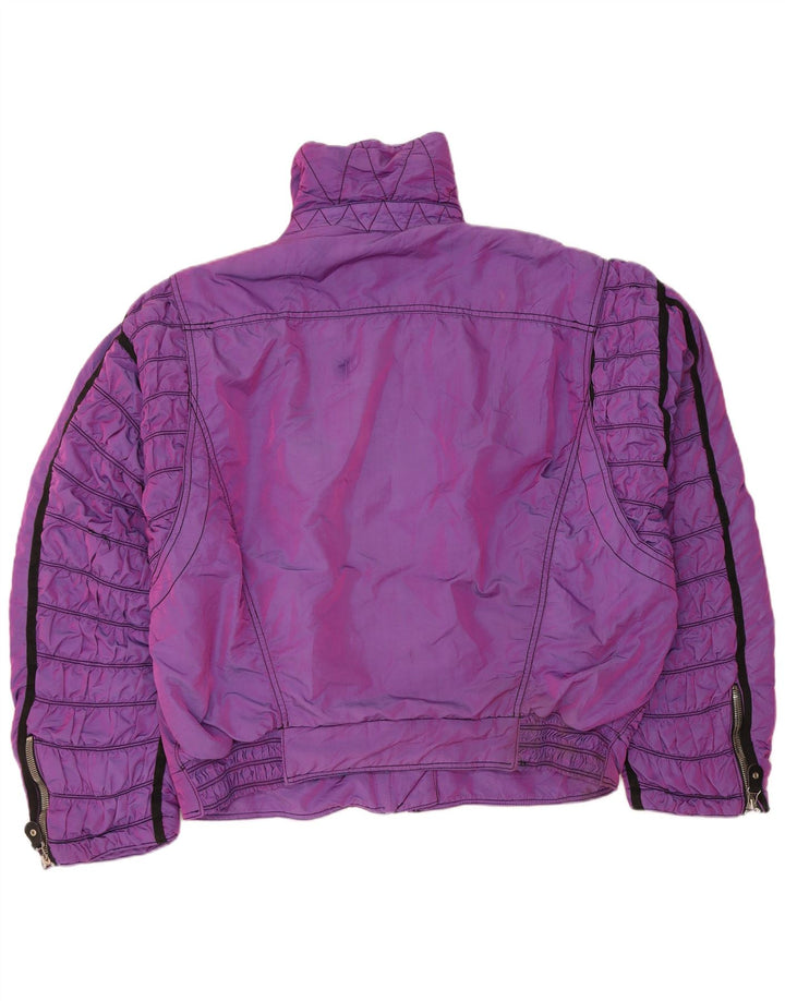 JET SET Chaqueta de esquí Air Chute para mujer UK 22 3XL Nylon morado