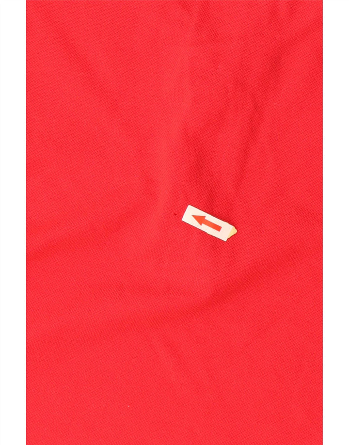 UNGARO Polo Hombre Grande Rojo Algodón