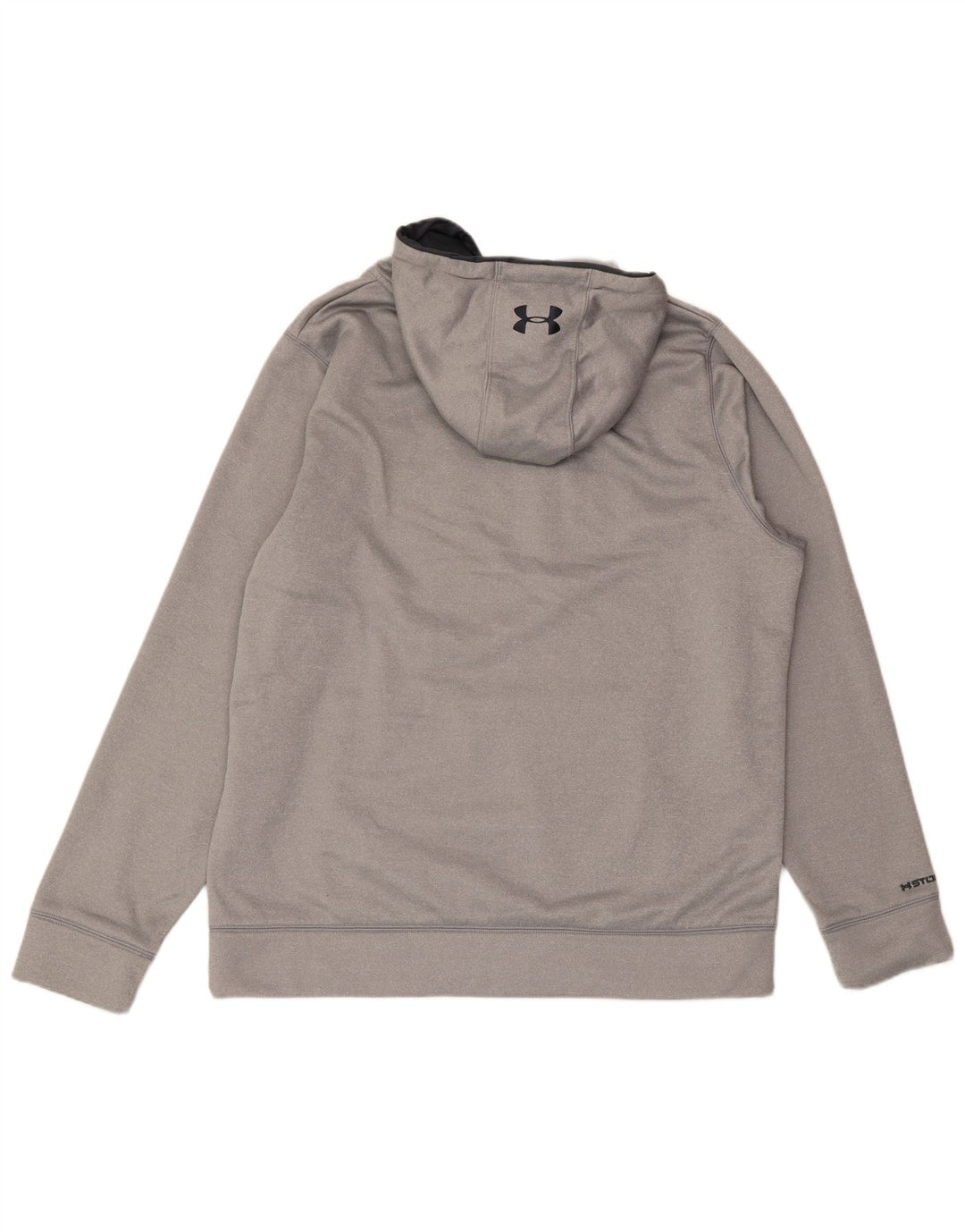 UNDER ARMOUR Jersey con capucha gráfica para hombre Poliéster gris grande