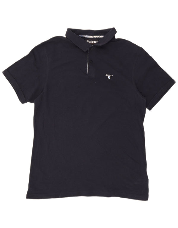 Polo Barbour Hombre XL Algodón Azul Marino