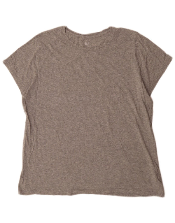Gap Camiseta de ajuste favorito para mujer UK 20 2XL Algodón moteado gris