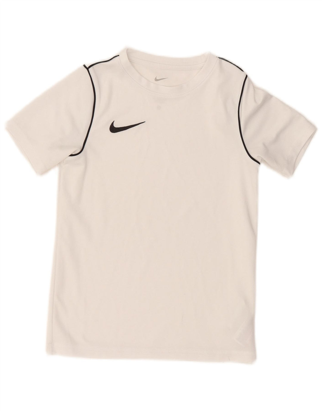 NIKE Camiseta Dri Fit para niños 8-9 años Small Blanco Poliéster