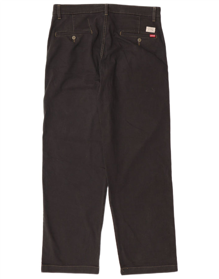 LEVI'S Pantalón chino recto 540 para hombre W33 L29 Algodón negro