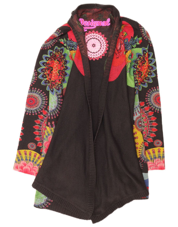 Desigual - Cárdigan largo para mujer, talla 40, talla grande, multicolor floral