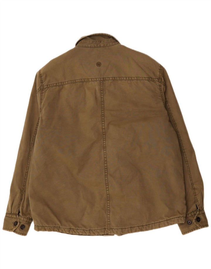 Chaqueta utilitaria de corte regular para hombre de Fat Face UK 42 XL Algodón marrón