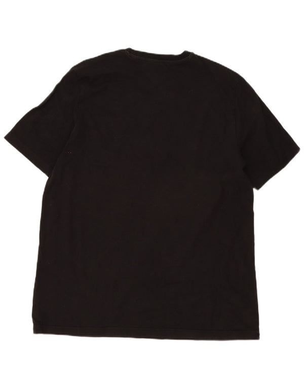 Adidas Mens T-Shirt Top XL Black Cotton