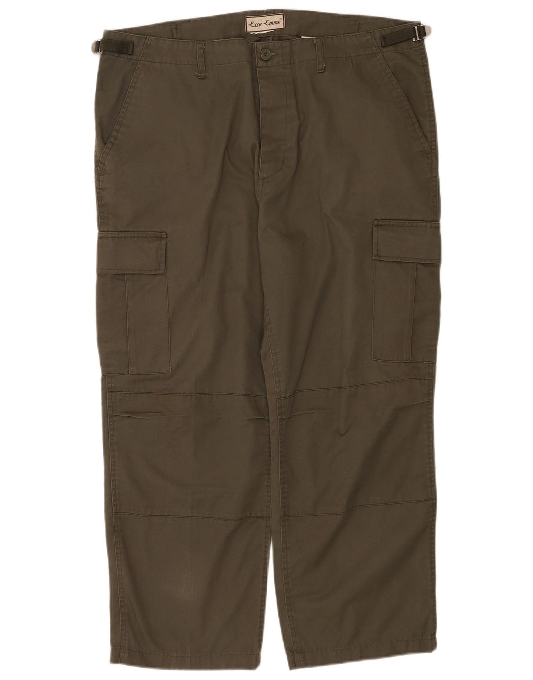 ESSE EMME Pantalones cargo rectos para hombre W38 L27 Caqui