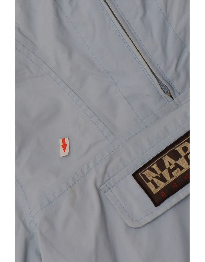 Napapijri Chaqueta impermeable con capucha de gran tamaño para mujer UK 40 Small Blue