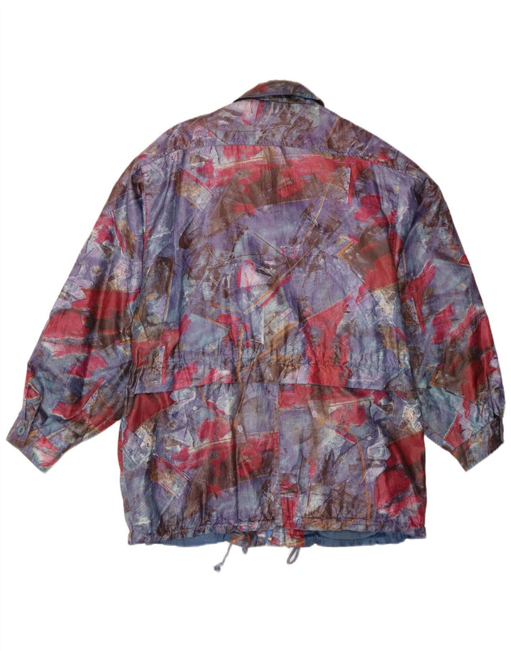 Chaqueta cortavientos vintage para mujer EU 40/42 Grande multicolor