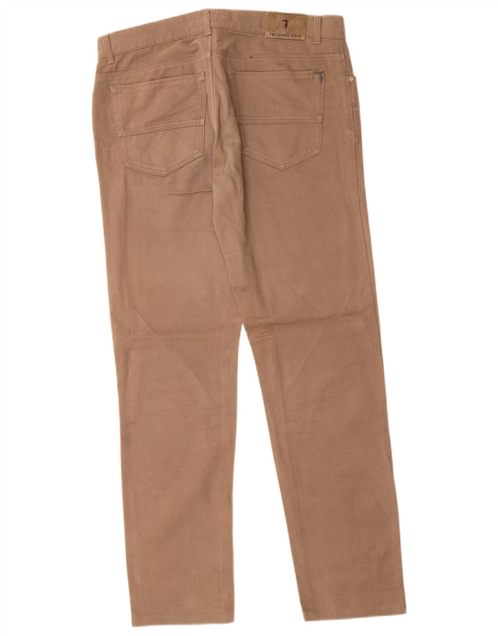 Pantalones Hombre Trussardi Slim Casual W35 L31 Beige