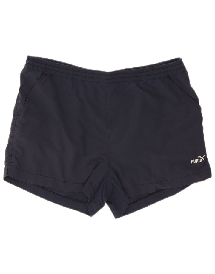 Pantalones Cortos Deportivos Puma Hombre XL Poliamida Azul Marino
