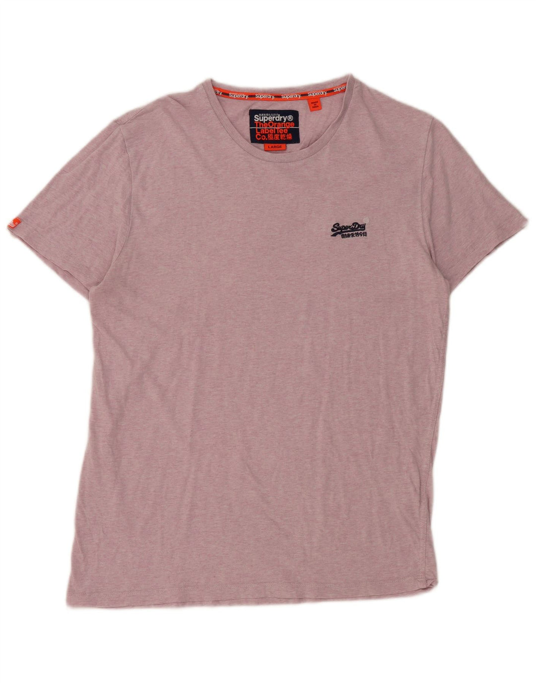 Superdry Camiseta para mujer Top UK 46 Large Pink Cotton