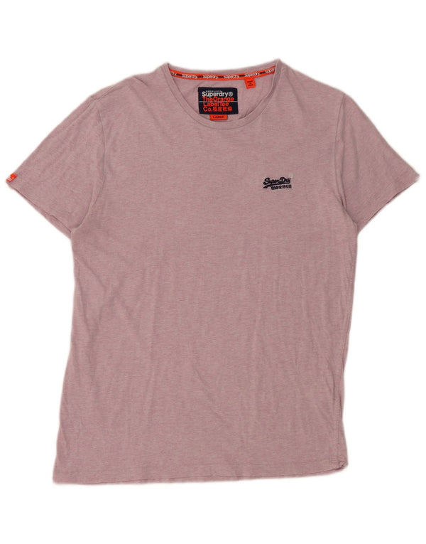 Superdry Camiseta para mujer Top UK 46 Large Pink Cotton