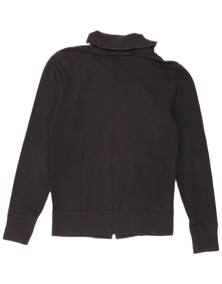 Guess Mujer Graphic Chándal Top Chaqueta UK 8 Small Negro