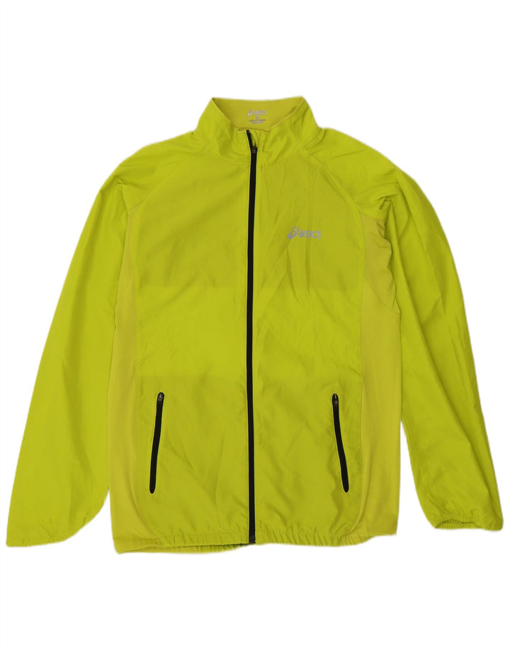 Asics Hombre Chándal Top Chaqueta Small Verde Poliéster